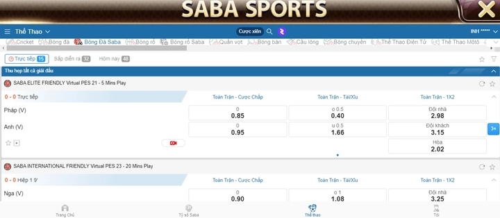 Tổng hợp sảnh cược Thể Thao tdtc cuốn hút